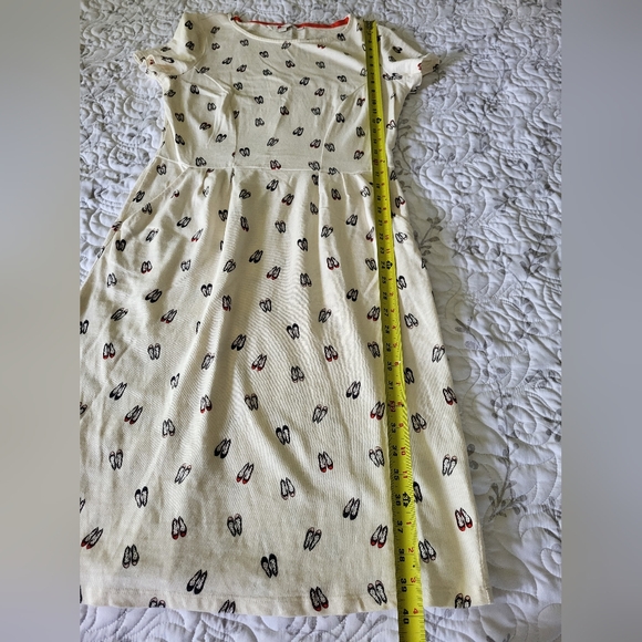 Boden Ballet Slipper Print Dress - Picture 4 of 7